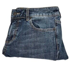 Chico's Platinum Women's Jeans Size 0 Straight Leg Medium Wash Denim